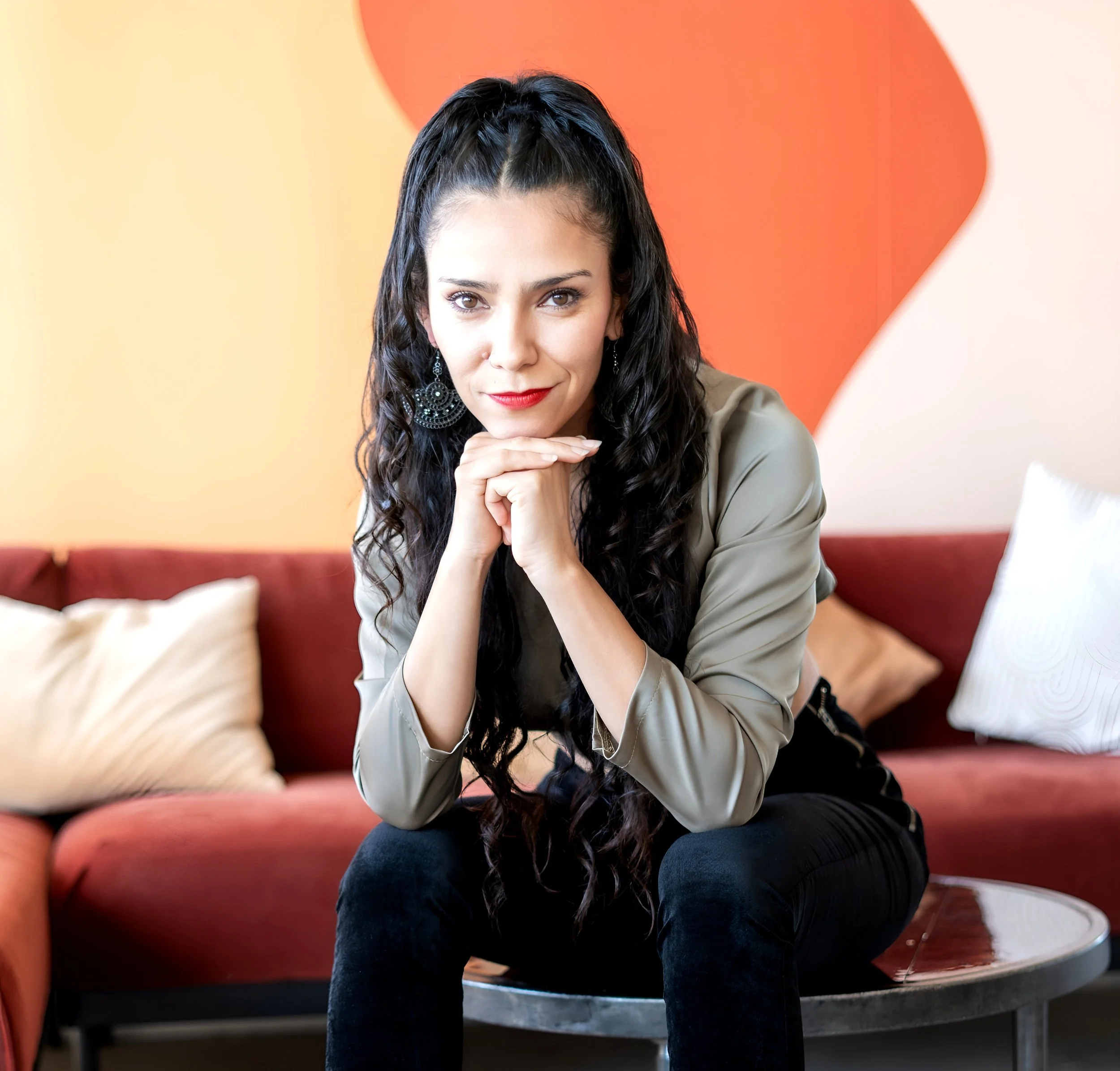 Mamselle Ruiz en séance de travail vocal